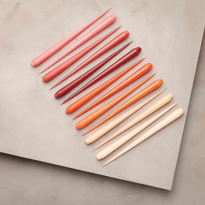 ester & erik kaars 32 cm 4-pack mat - Donker Melon sorbet 19/2 - ester & erik