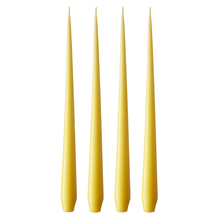 ester & erik kaars 32 cm 4-pack mat - Lemon drop 15 - Ester & erik