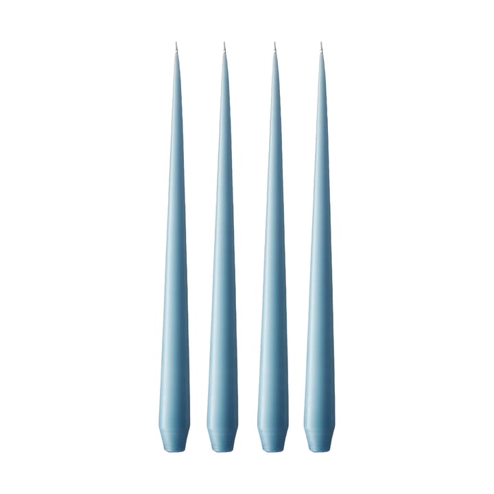 ester & erik kaars 32 cm 4-pack mat - Moon blue 37 - Ester & erik