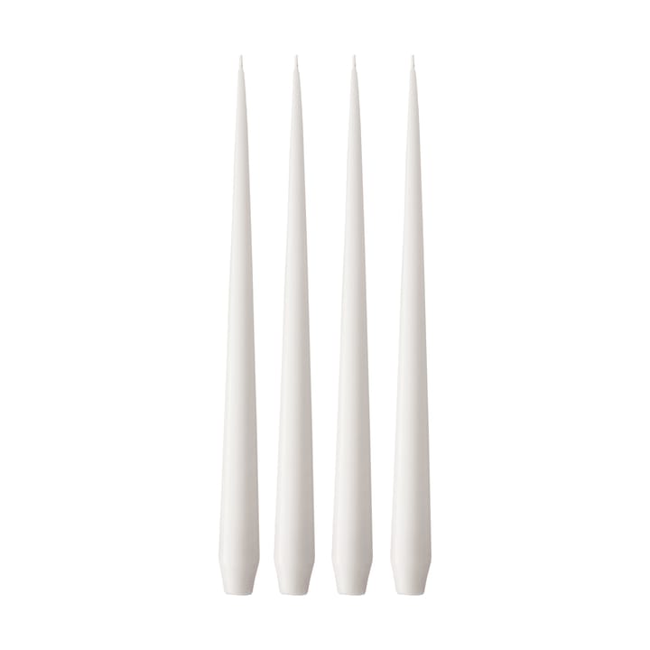 ester & erik kaars 32 cm 4-pack mat - White ash 21 - Ester & erik