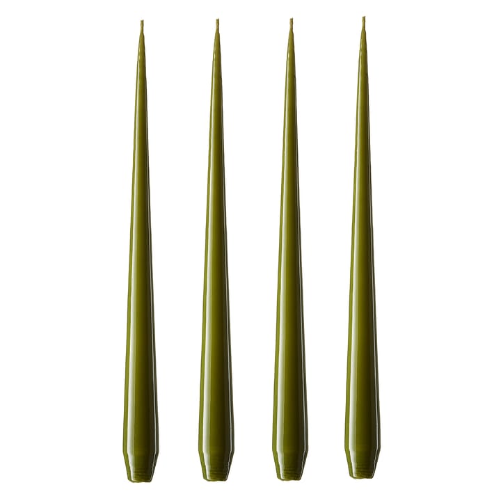 ester & erik kaars 32 cm 4-pack olive glow - Gelakt - Ester & erik