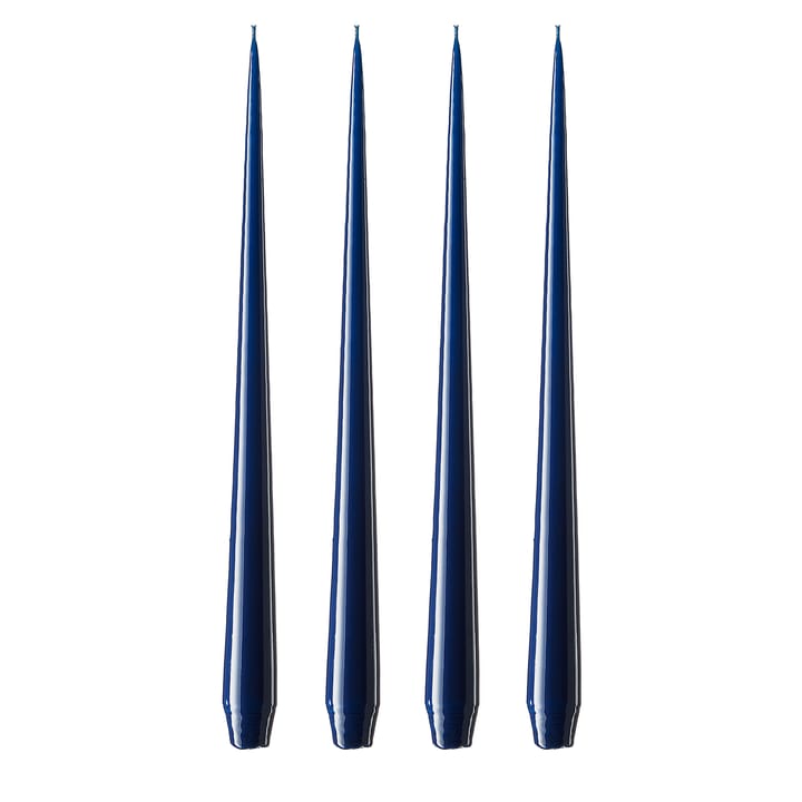 ester & erik kaars 32 cm 4-pack royal navy - Gelakt - Ester & erik