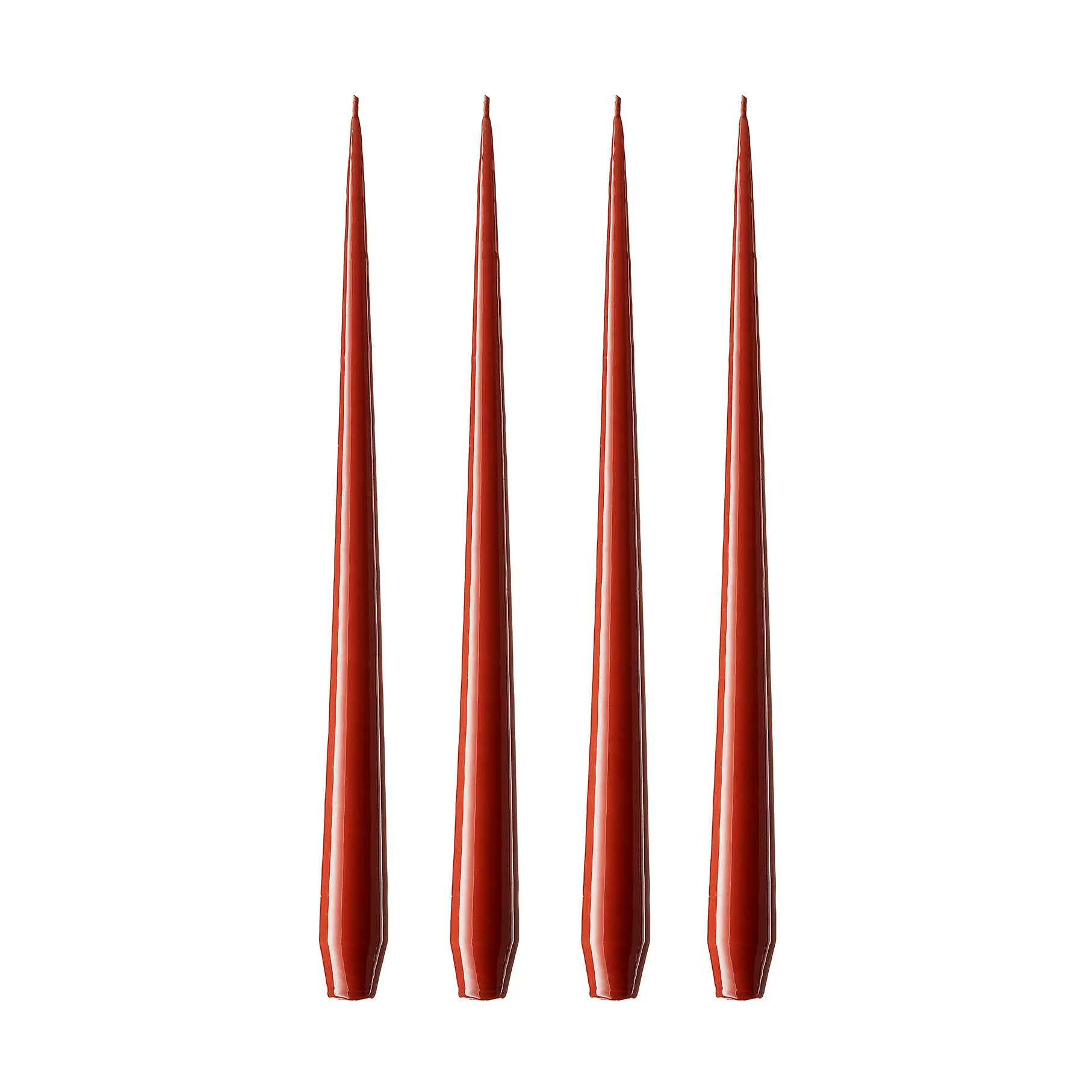 ester & erik kaars 4-pack gelakt, aged rust, 32 cm ester & erik