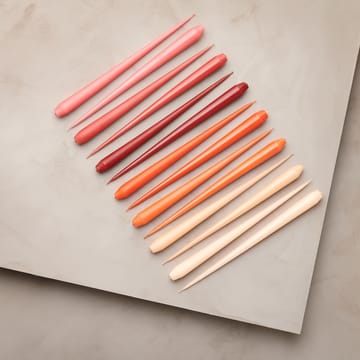 ester & erik kaars 4-pack gelakt - aged rust, 32 cm - ester & erik