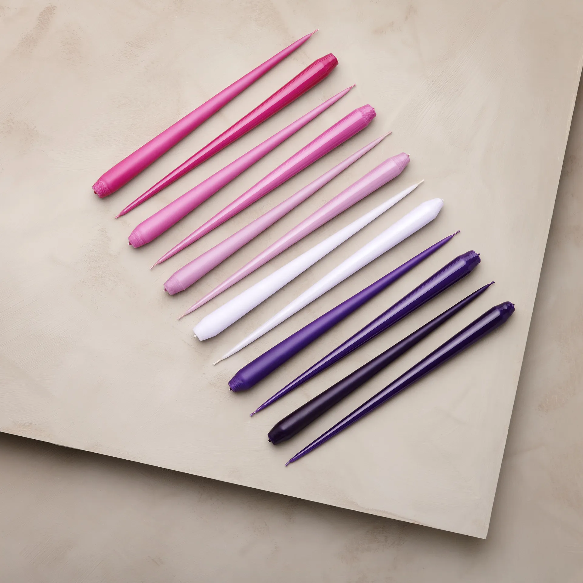 ester & erik kaars 4-pack gelakt, Airy violet 12-0, 32 cm ester & erik