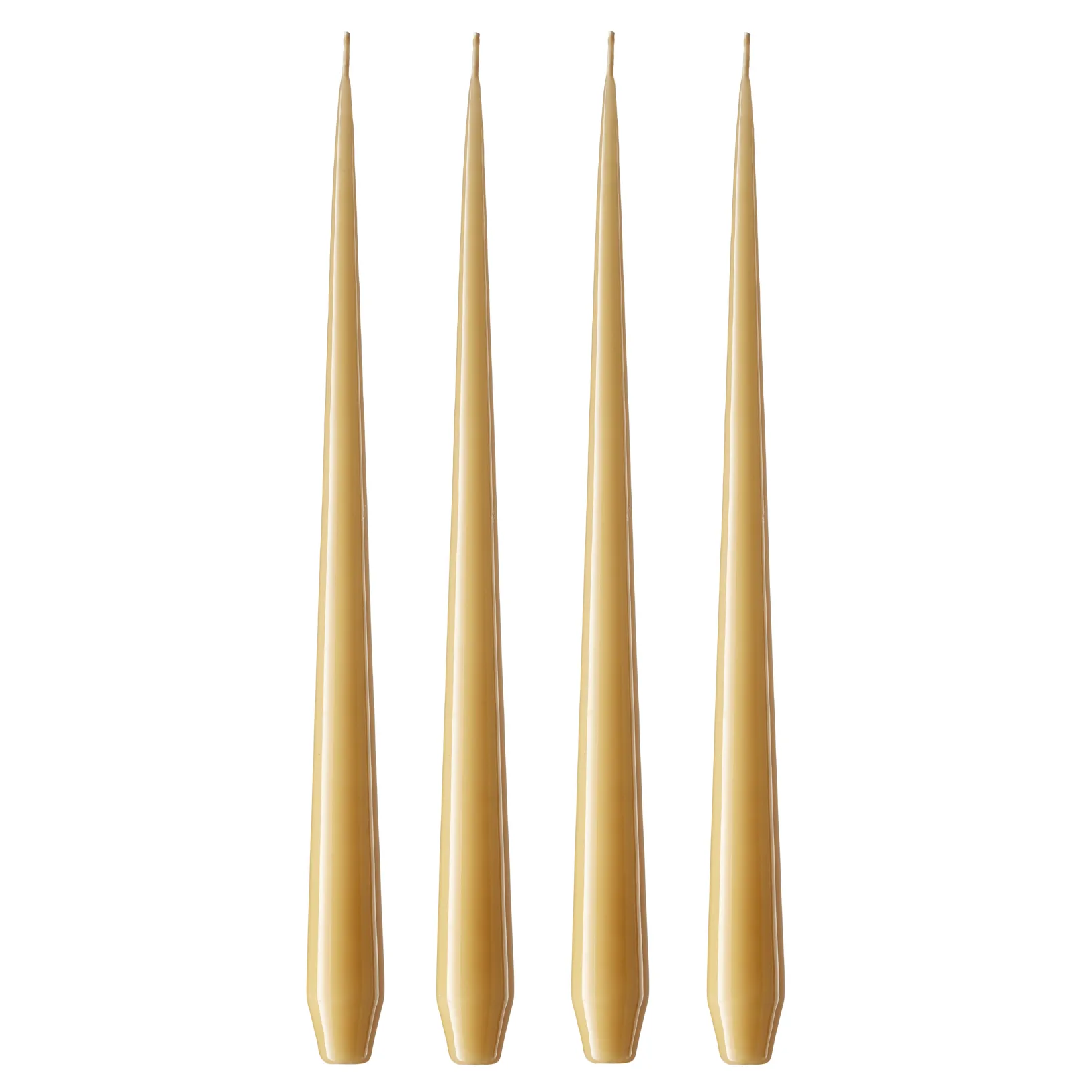 ester & erik kaars 4-pack gelakt, beige 14/2-0, 32 cm ester & erik