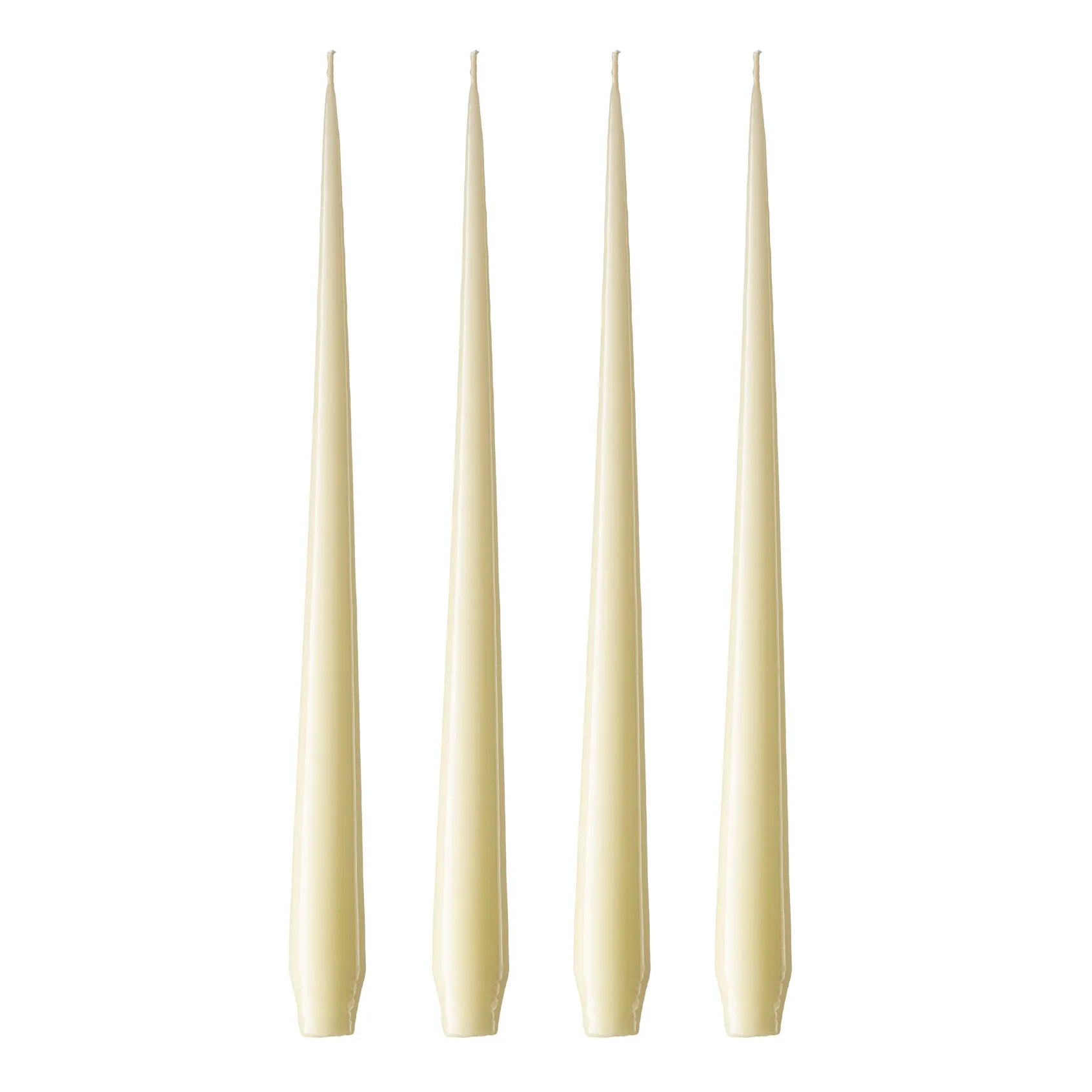 ester & erik kaars 4-pack gelakt, Buttermilk 17-0, 42 cm ester & erik