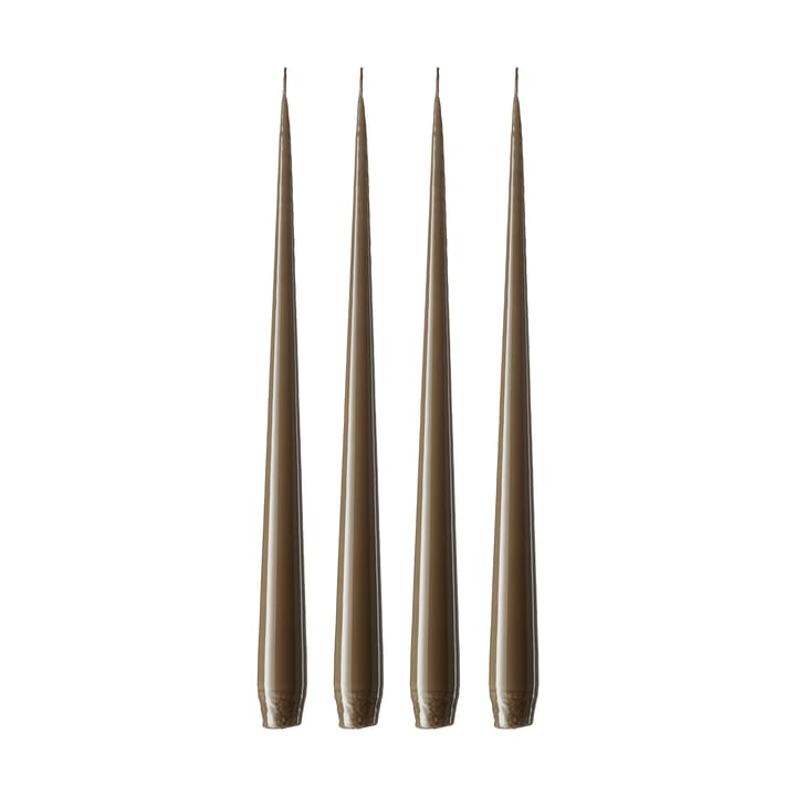 ester & erik kaars 4-pack gelakt - Caviar 77, 32 cm - Ester & erik