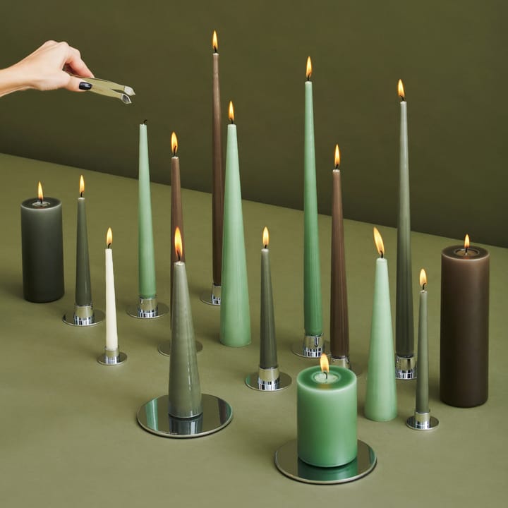 ester & erik kaars 4-pack gelakt, eucalyptus, 32 cm ester & erik