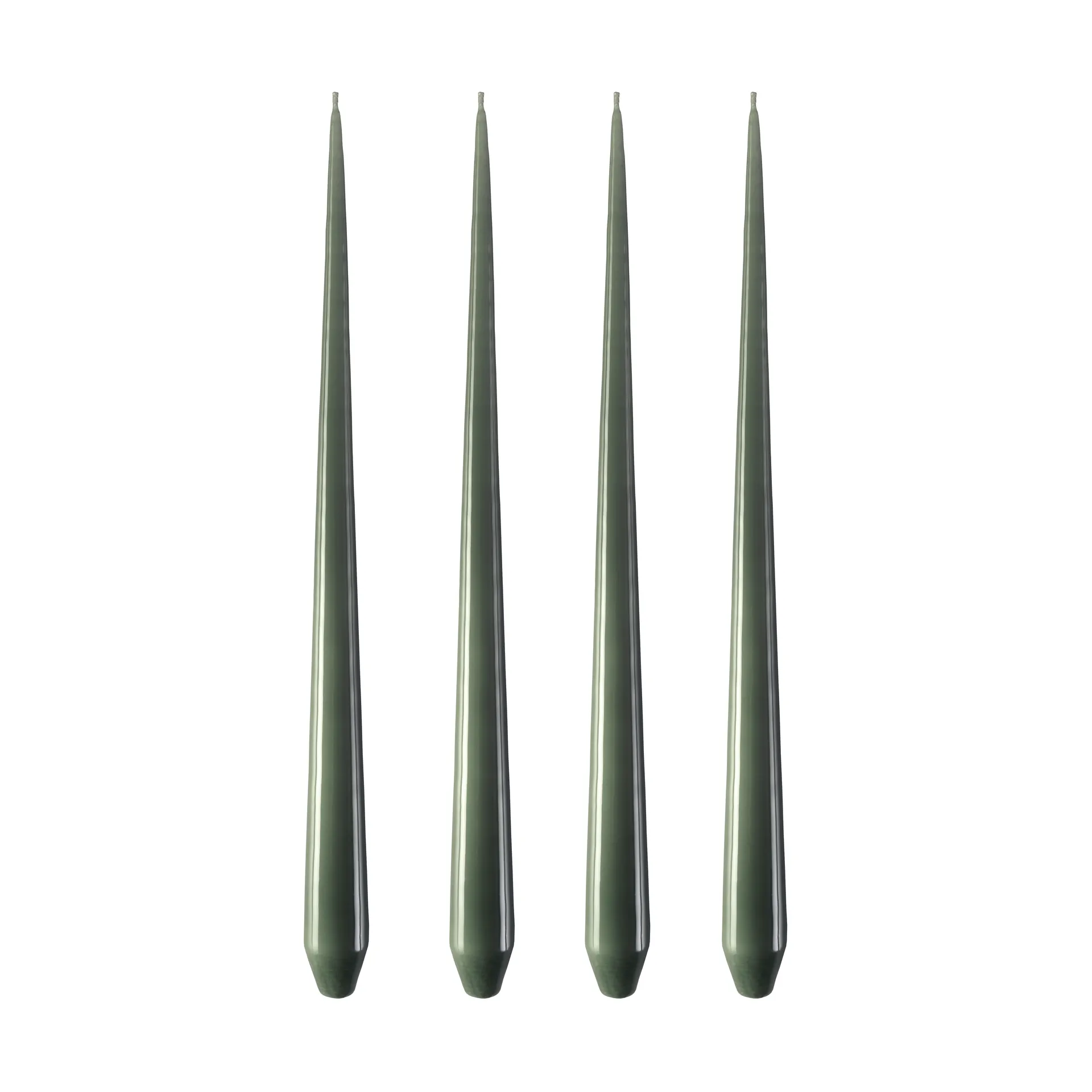 ester & erik kaars 4-pack gelakt, green soil, 32 cm ester & erik