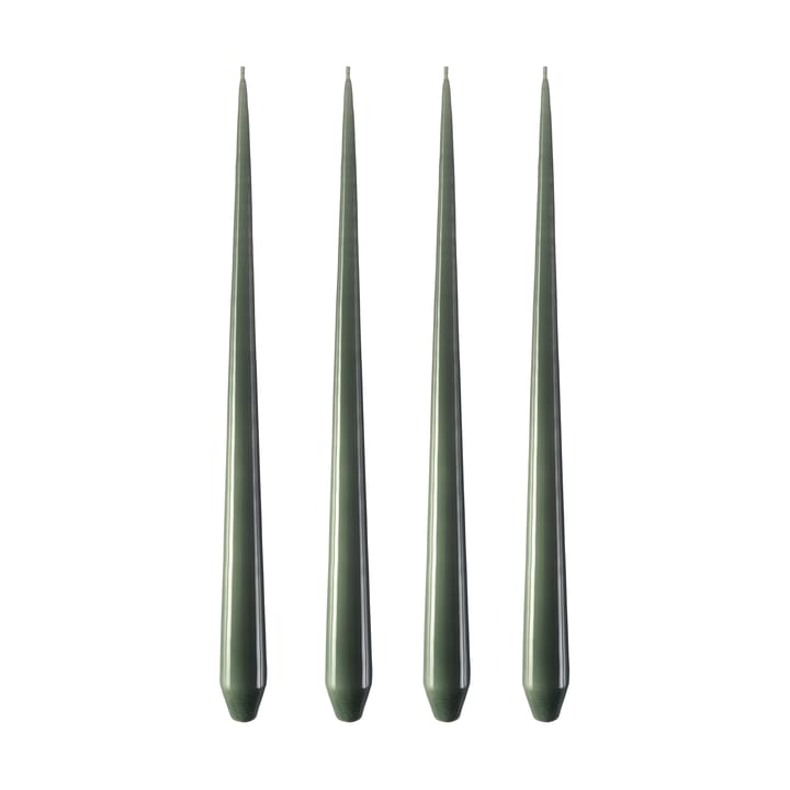 ester & erik kaars 4-pack gelakt - green soil, 42 cm - Ester & erik