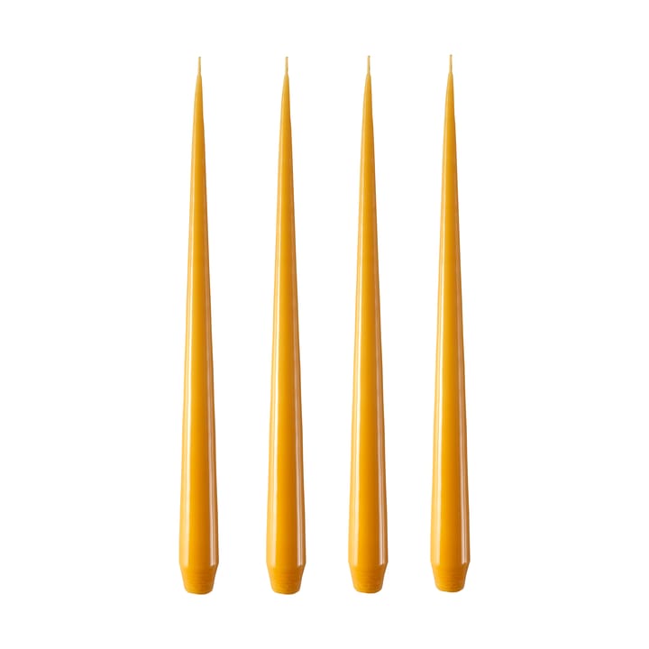 ester & erik kaars 4-pack gelakt - honey balm, 32 cm - Ester & erik