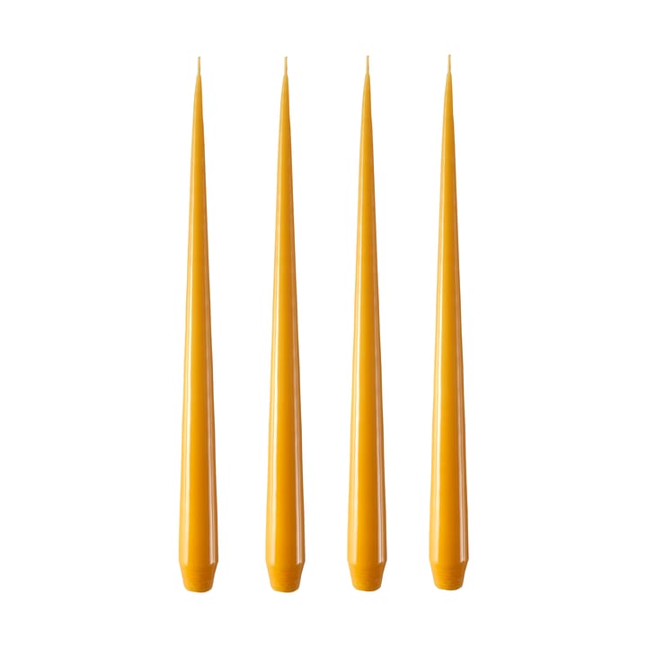 ester & erik kaars 4-pack gelakt - honey balm, 42 cm - Ester & erik