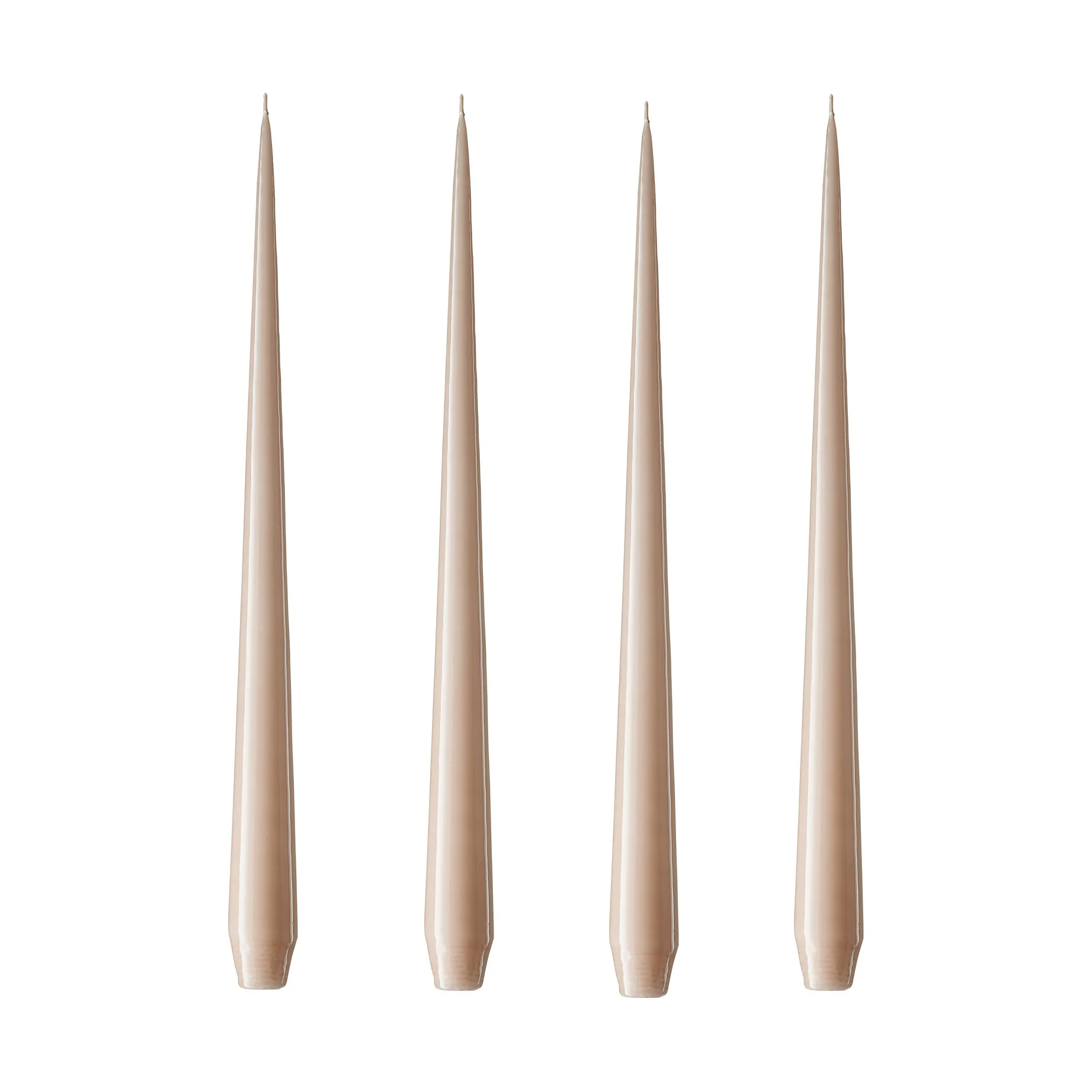 ester & erik kaars 4-pack gelakt, ice latte, 32 cm ester & erik