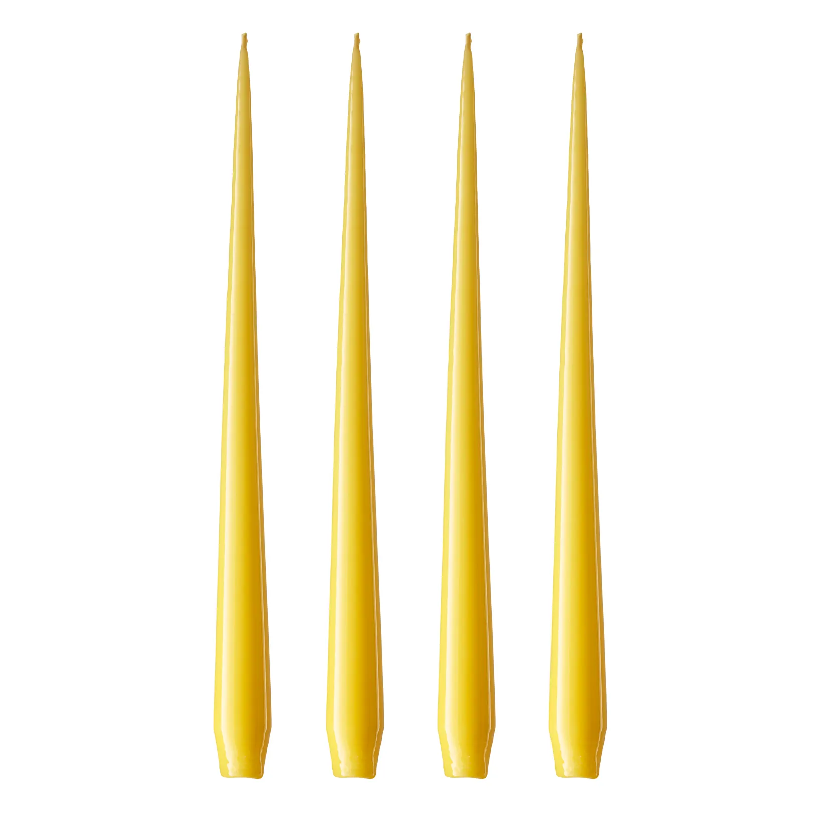 ester & erik kaars 4-pack gelakt, Lemon drop 15-0, 32 cm ester & erik
