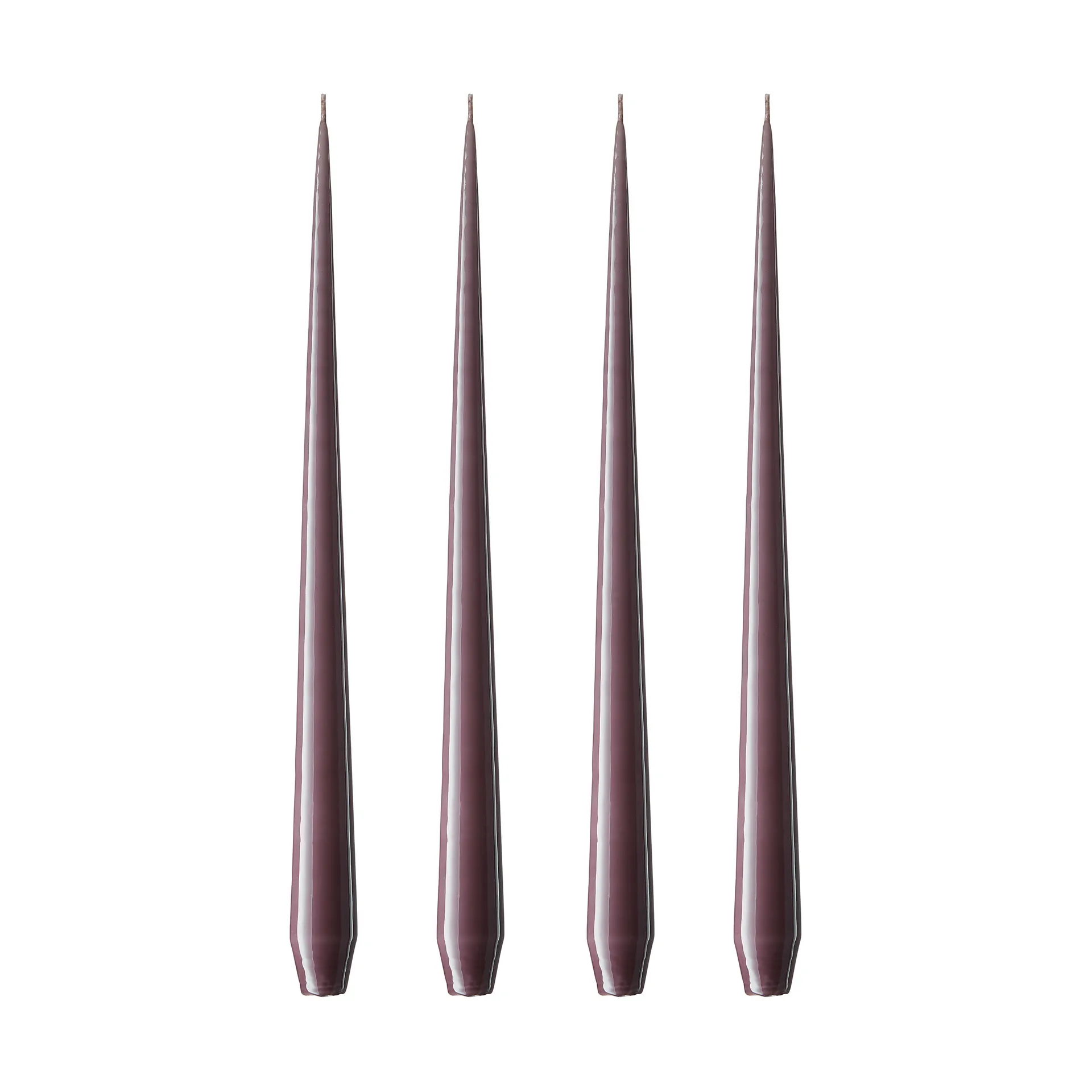 ester & erik kaars 4-pack gelakt, muted mauve, 32 cm ester & erik