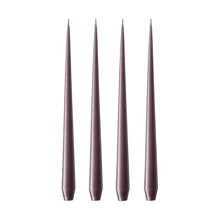 ester & erik kaars 4-pack gelakt - muted mauve, 42 cm - Ester & erik