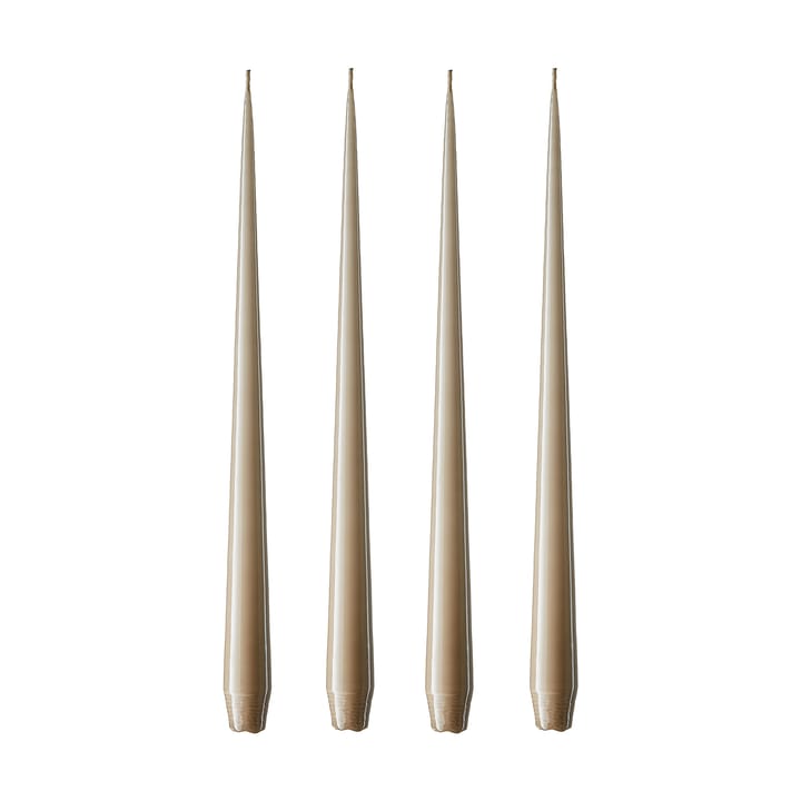 ester & erik kaars 4-pack gelakt - nougat note, 42 cm - Ester & erik