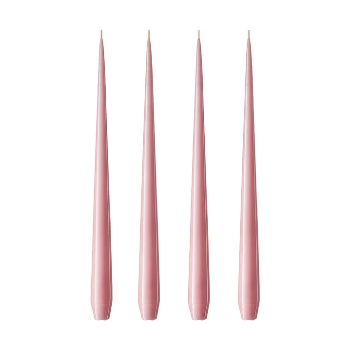 ester & erik kaars 4-pack gelakt - old rose, 32 cm - Ester & erik