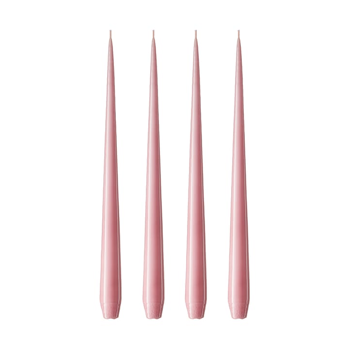 ester & erik kaars 4-pack gelakt - old rose, 42 cm - Ester & erik