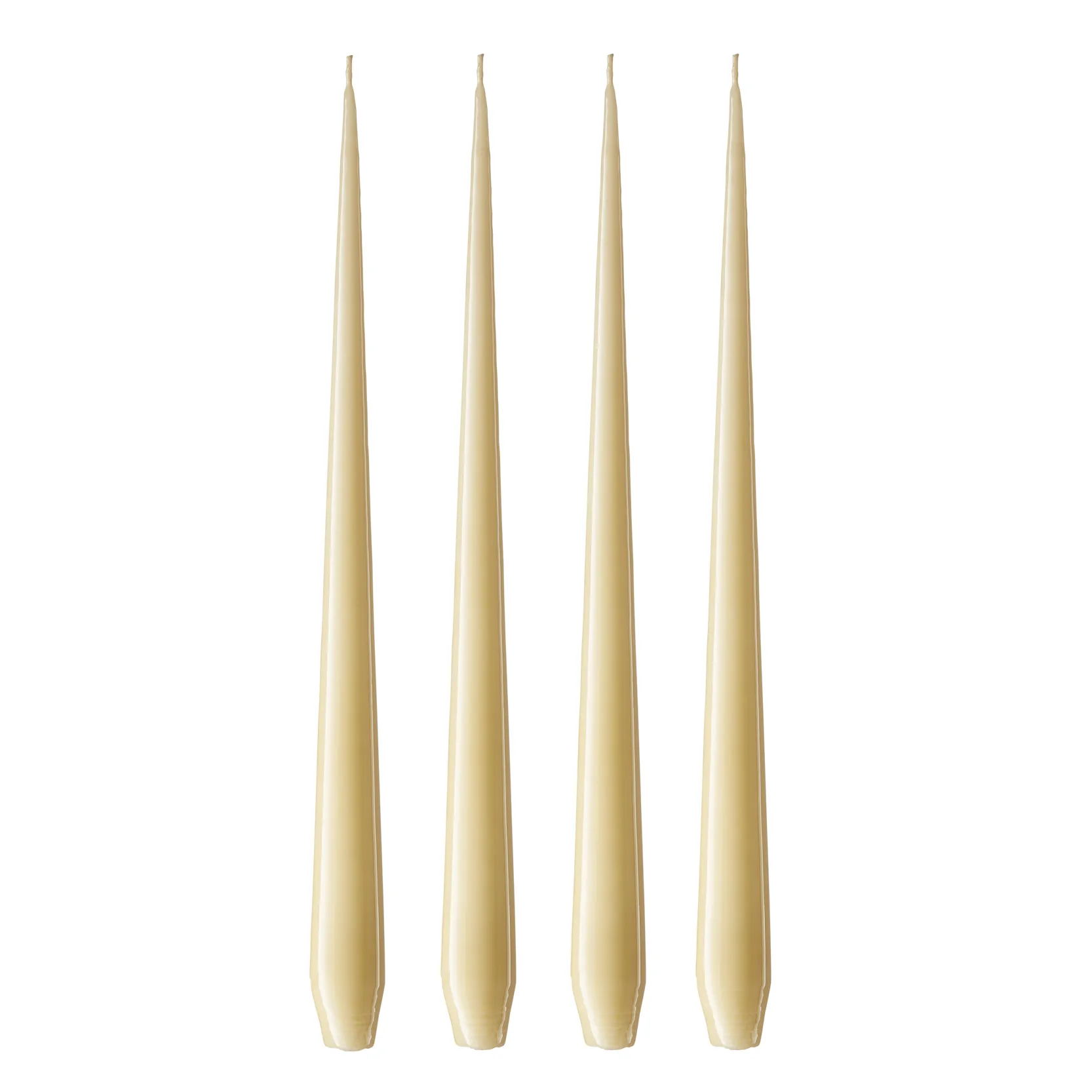 ester & erik kaars 4-pack gelakt, Pale ginger 14-0, 32 cm ester & erik