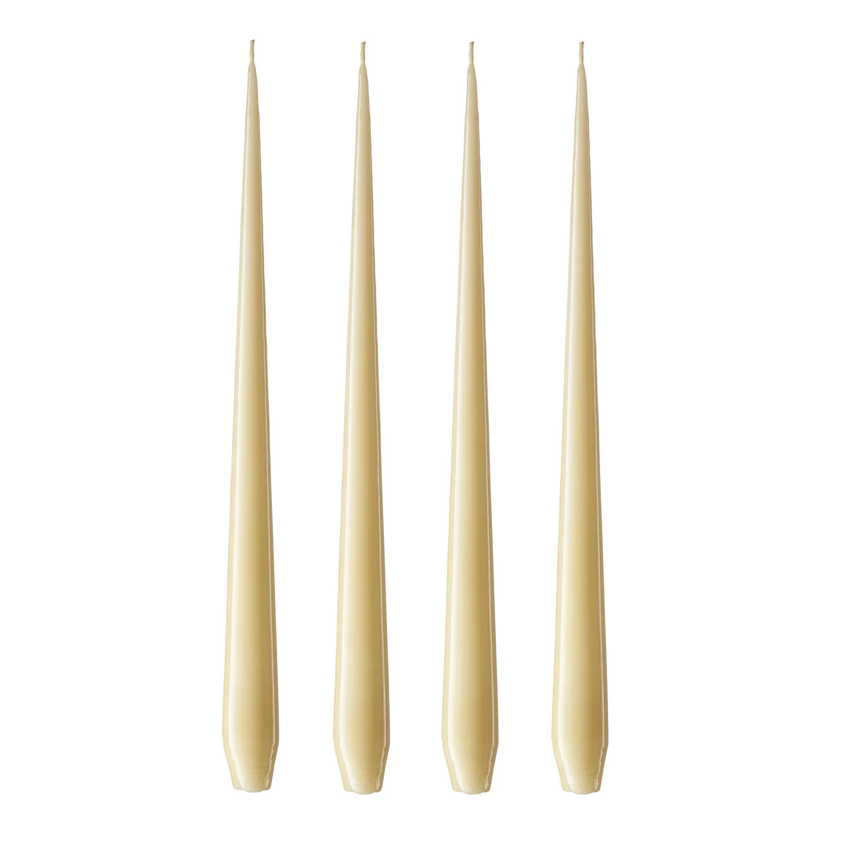ester & erik kaars 4-pack gelakt, Pale ginger 14-0, 42 cm ester & erik