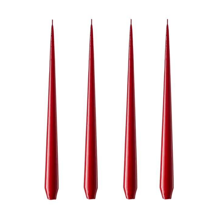 ester & erik kaars 4-pack gelakt - winter berry, 32 cm - Ester & erik