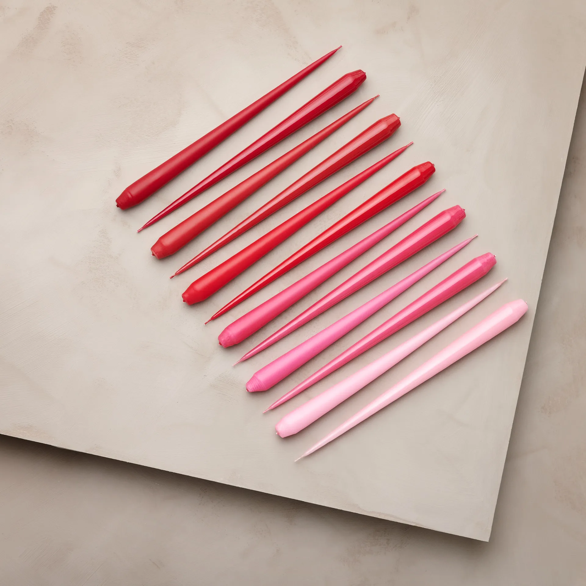 ester & erik kaars 4-pack gelakt, winter berry, 32 cm ester & erik