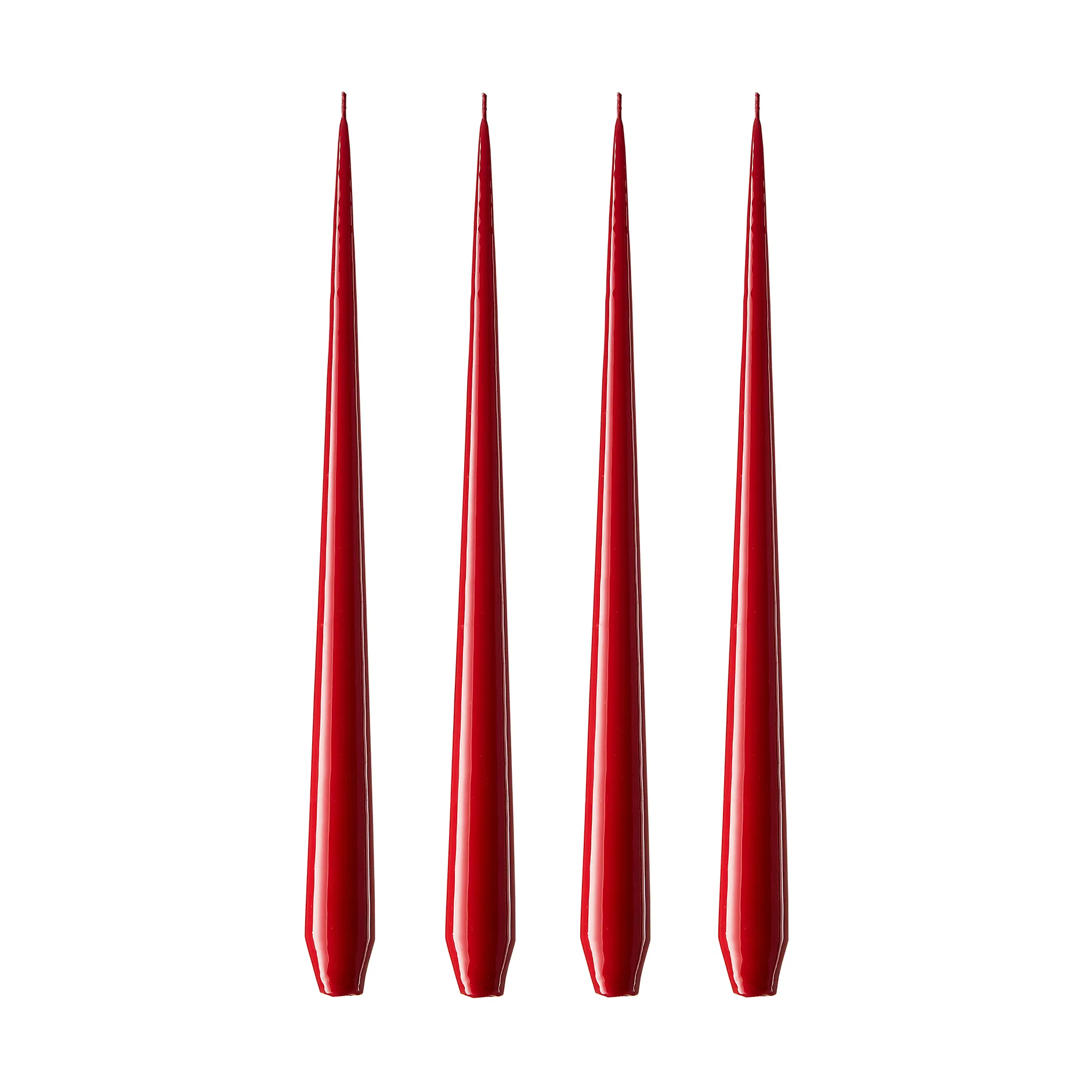 ester & erik kaars 4-pack gelakt, winter berry, 42 cm ester & erik