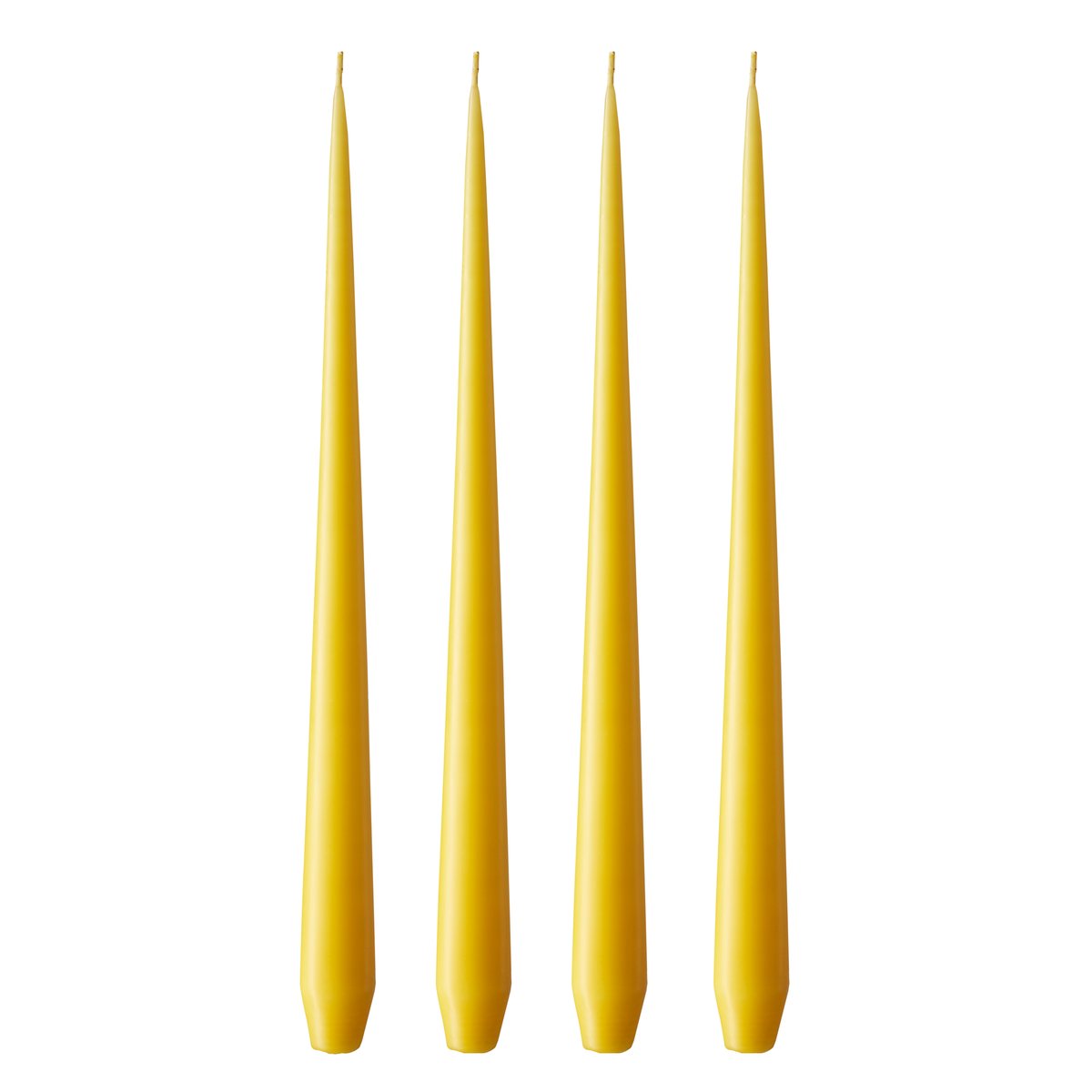ester & erik kaars 4-pack mat dark Lemon drop 15/2, 42 cm