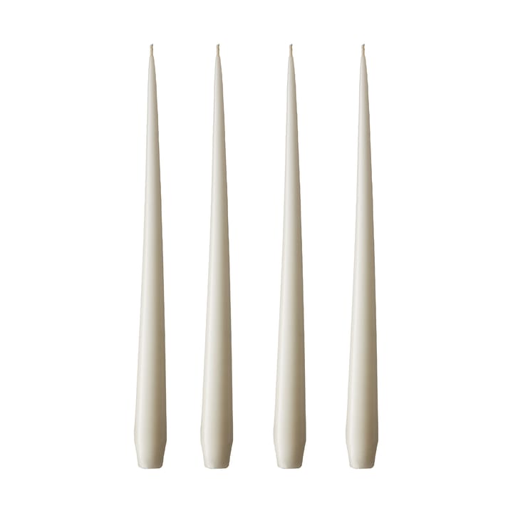 ester & erik kaars 4-pack mat - ivory, 32 cm - Ester & erik