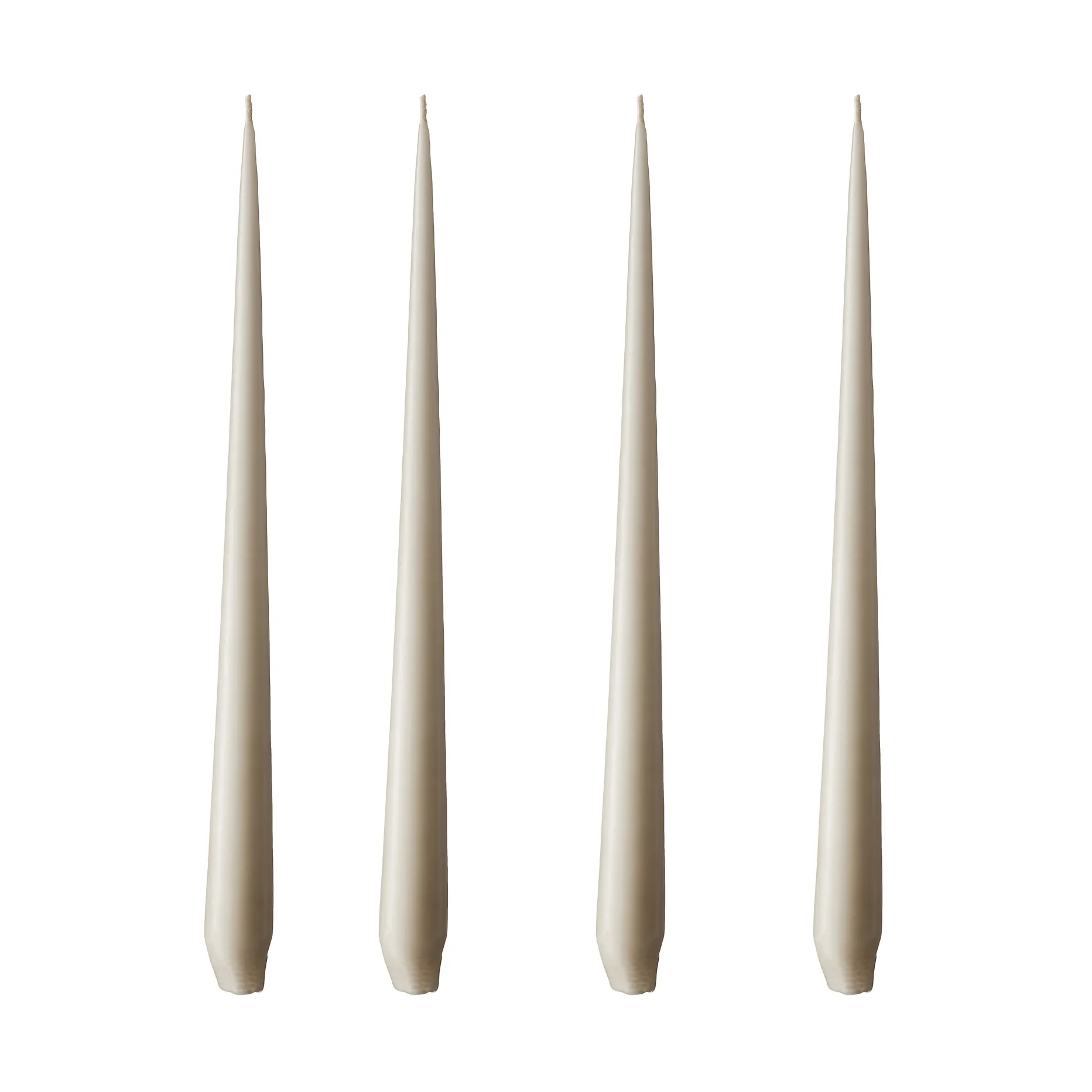 ester & erik kaars 4-pack mat, linen grey, 32 cm ester & erik