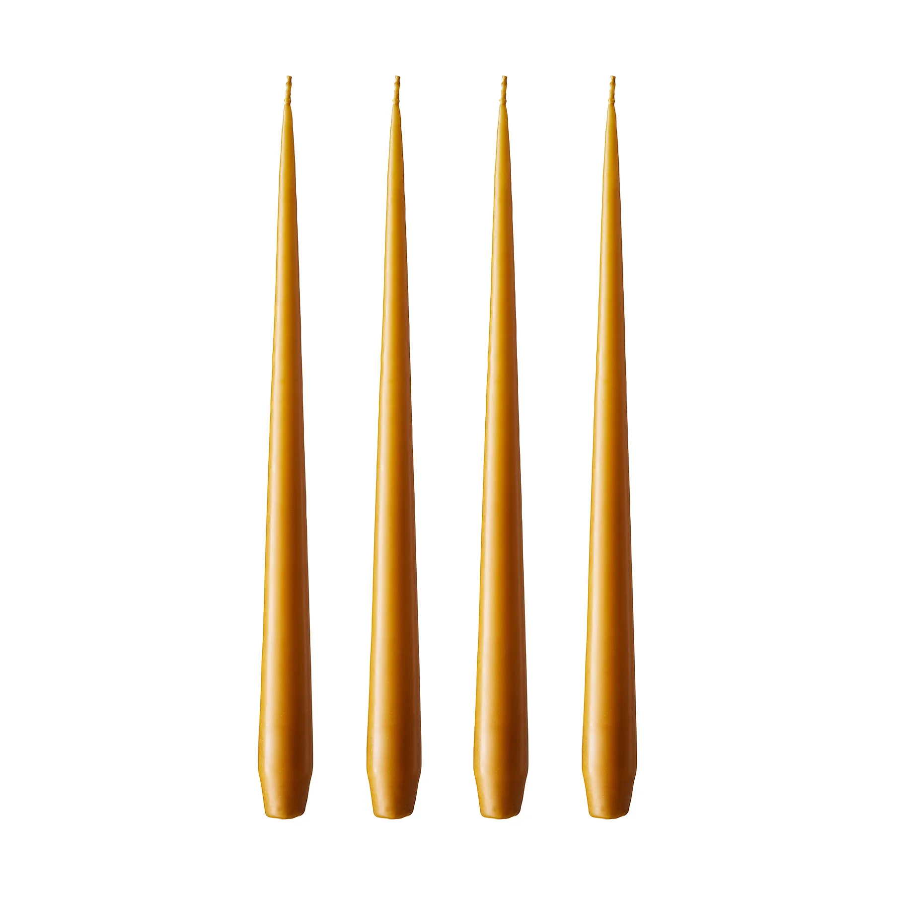 ester & erik kaars 4-pack mat, mörk saffran, 32 cm ester & erik