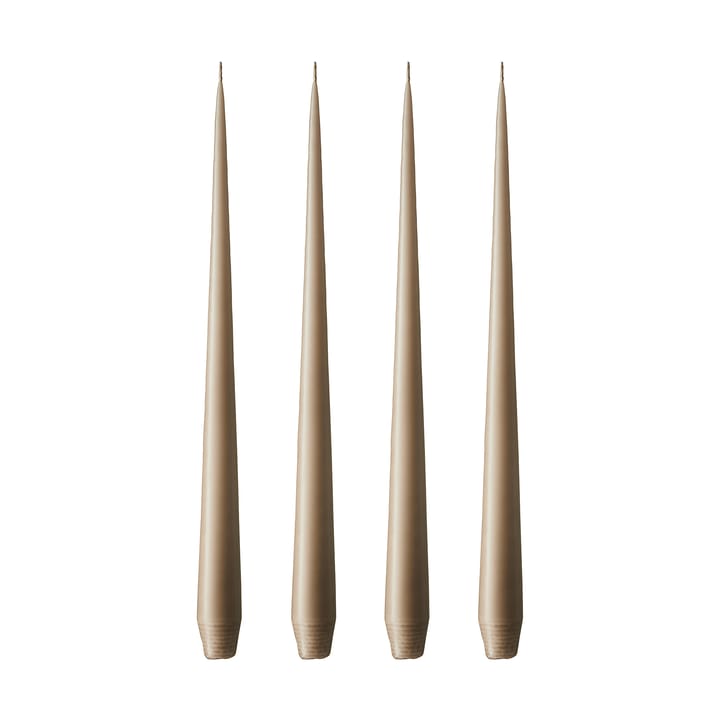 ester & erik kaars 4-pack mat - nougat note, 32 cm - Ester & erik
