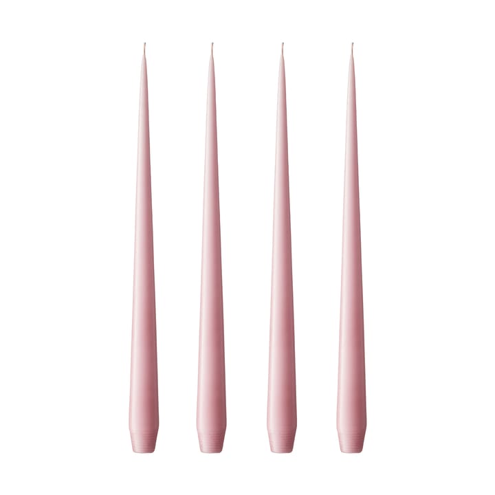 ester & erik kaars 4-pack mat - old rose, 32 cm - Ester & erik