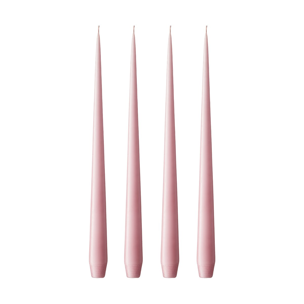 ester & erik ester & erik kaars 4-pack mat old rose, 42 cm