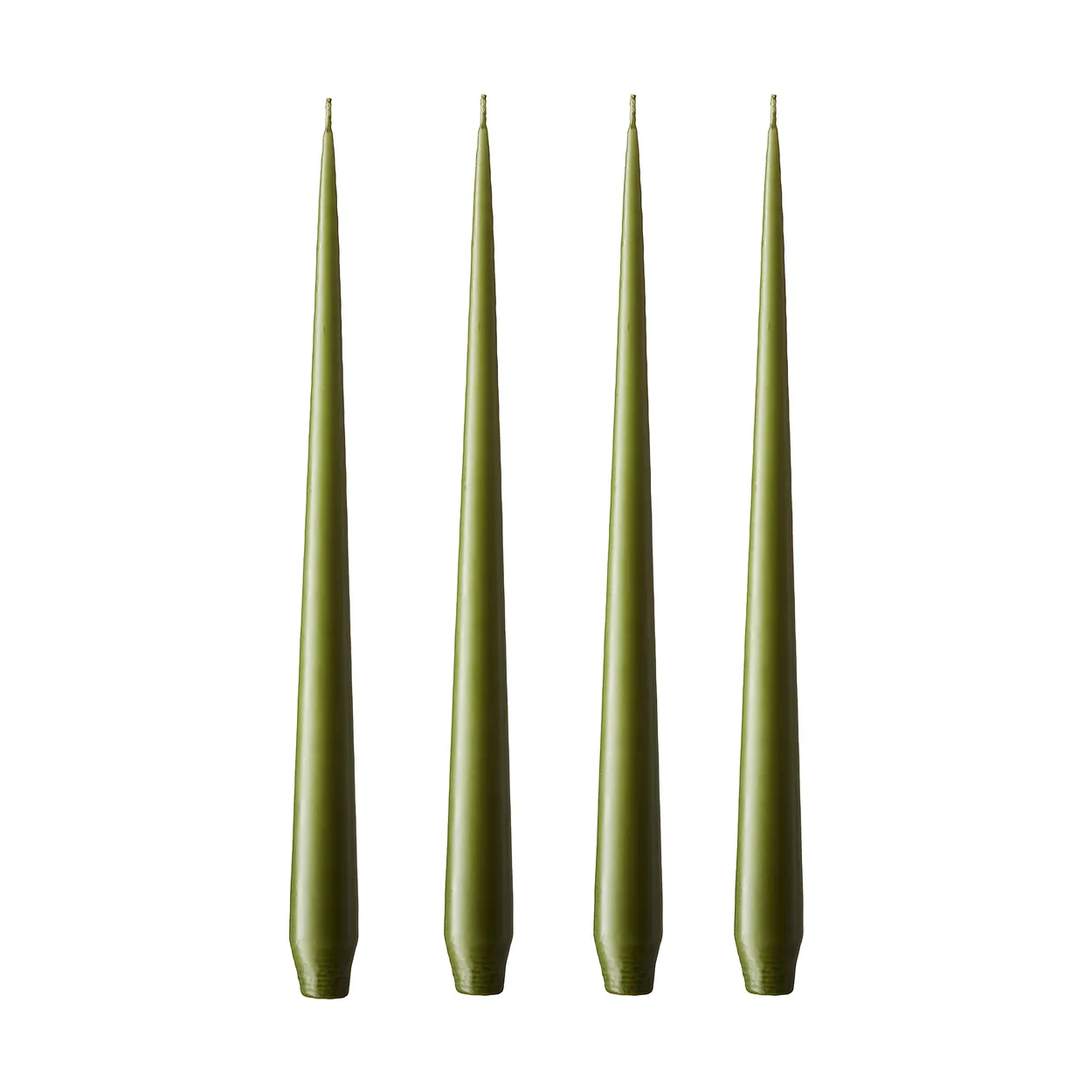 ester & erik ester & erik kaars 4-pack mat olive glow, 42 cm
