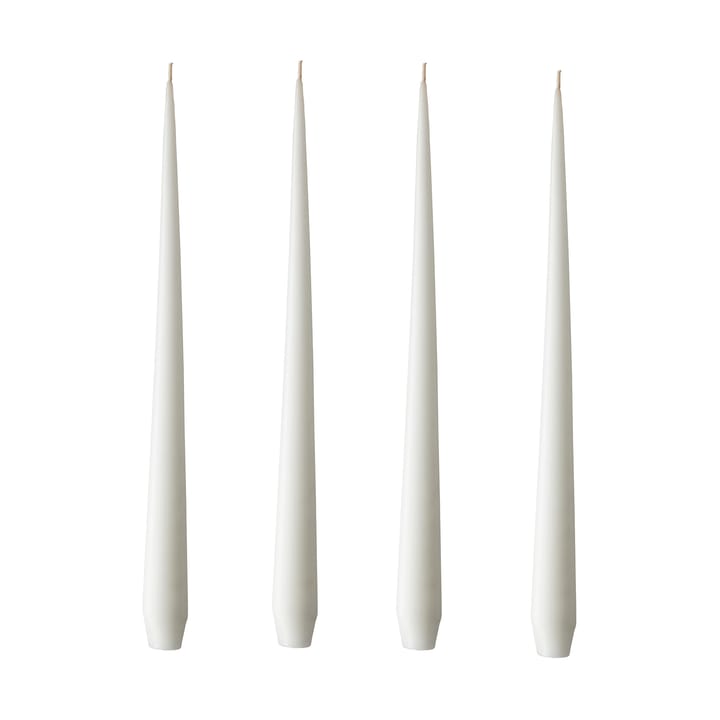 ester & erik kaars 4-pack mat - pure white, 32 cm - Ester & erik