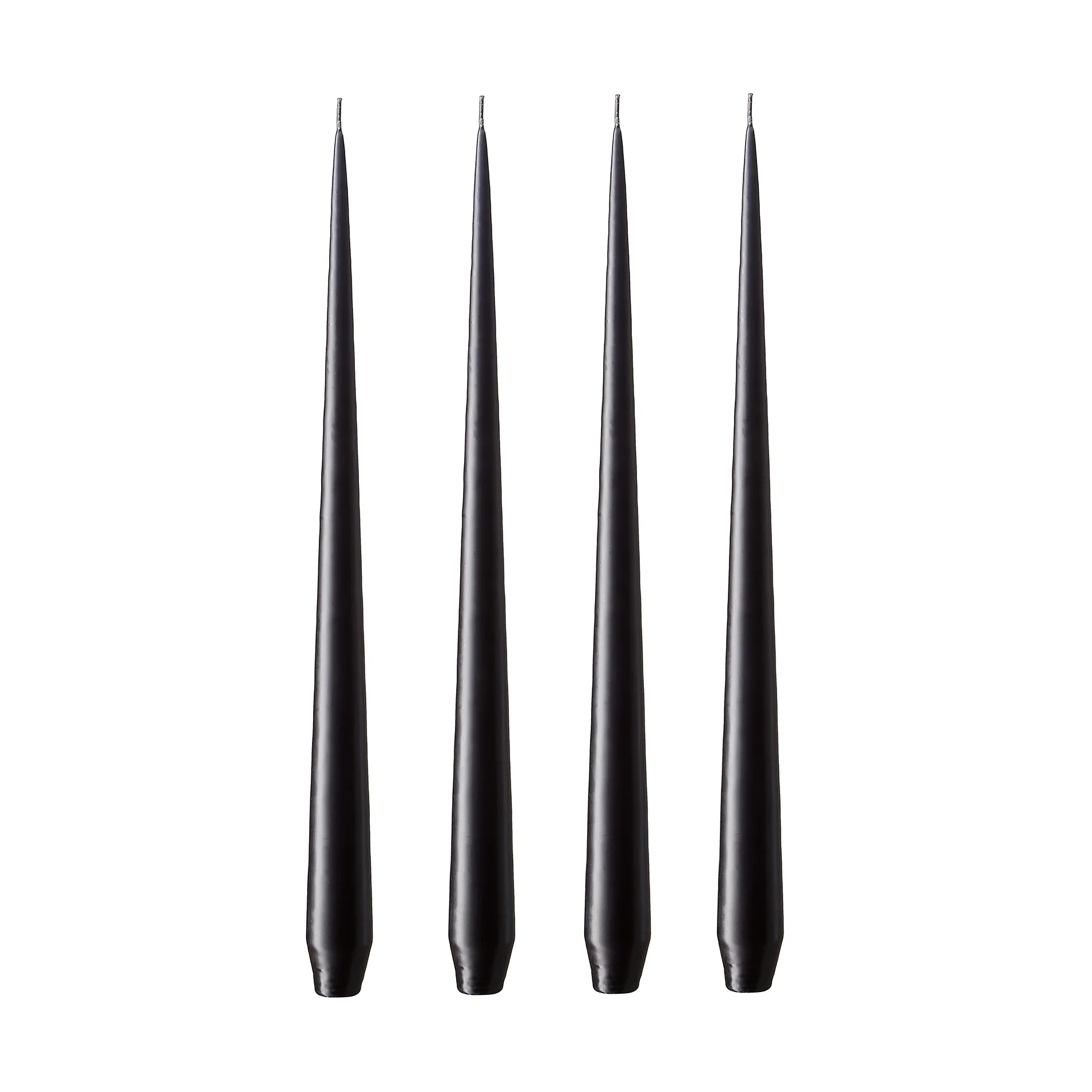 ester & erik kaars 4-pack mat, raw black, 42 cm ester & erik