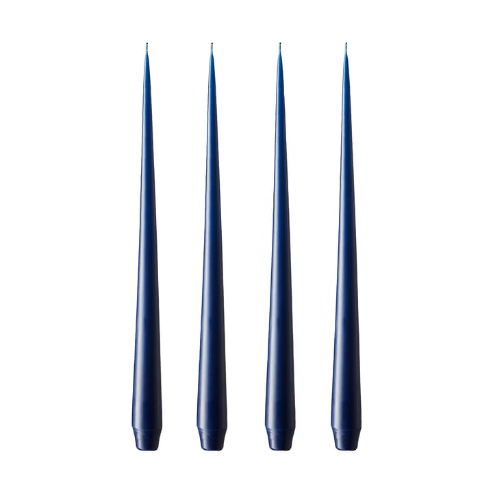 ester & erik kaars 4-pack mat - royal navy, 32 cm - Ester & erik
