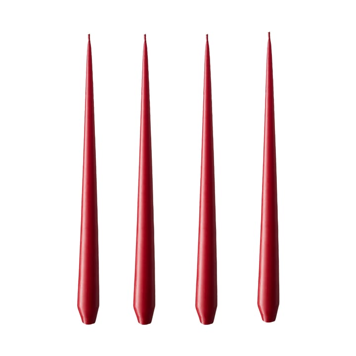 ester & erik kaars 4-pack mat - winter berry, 32 cm - Ester & erik