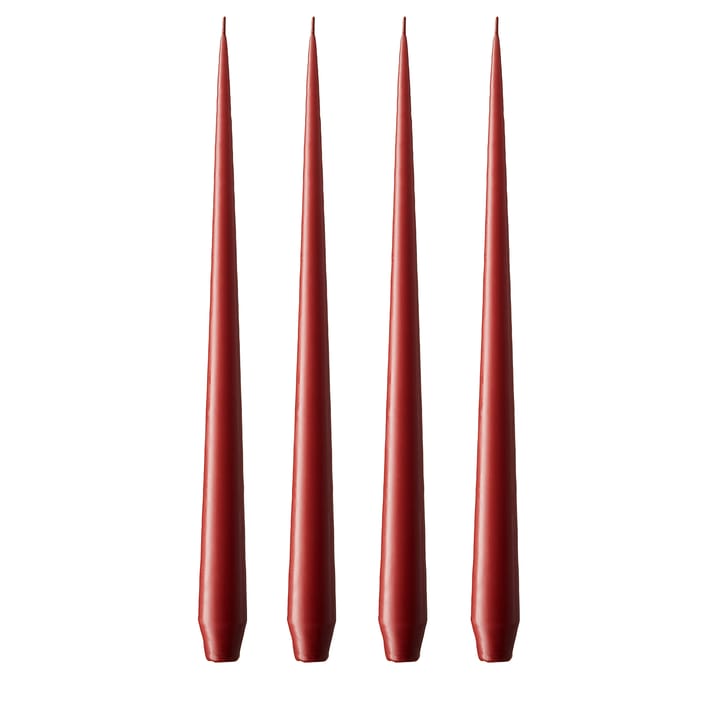 ester & erik kaars 42 cm 4-pack aged rust - Mat - Ester & erik