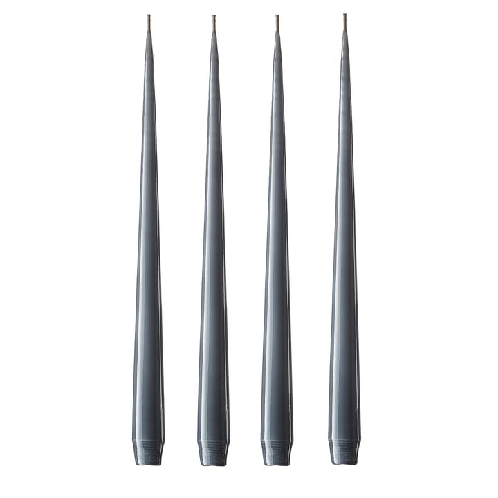 ester & erik kaars 42 cm 4-pack dark slate - Gelakt - Ester & erik
