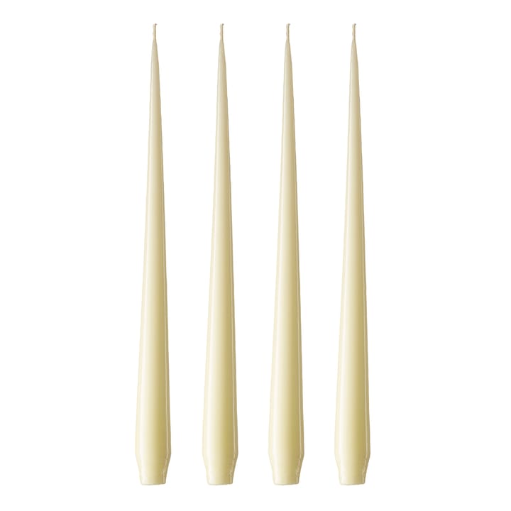 ester & erik kaars 42 cm 4-pack gelakt - Buttermilk 17-0 - Ester & erik