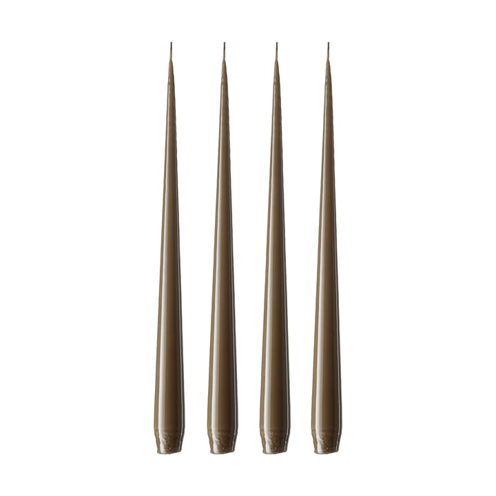 ester & erik kaars 42 cm 4-pack gelakt - Caviar 77 - Ester & erik
