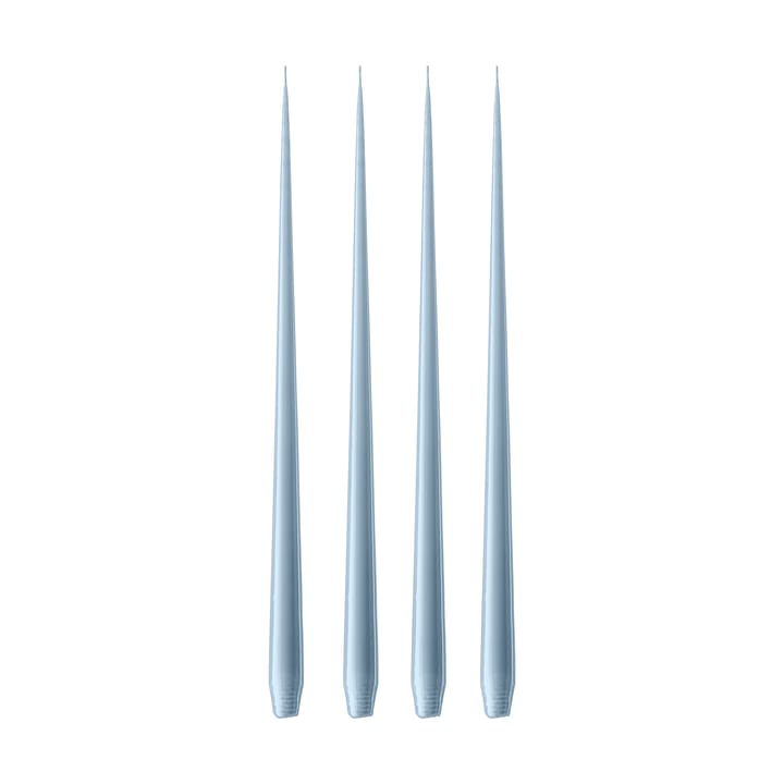 ester & erik kaars 42 cm 4-pack gelakt - Dusty blue 83 - Ester & erik