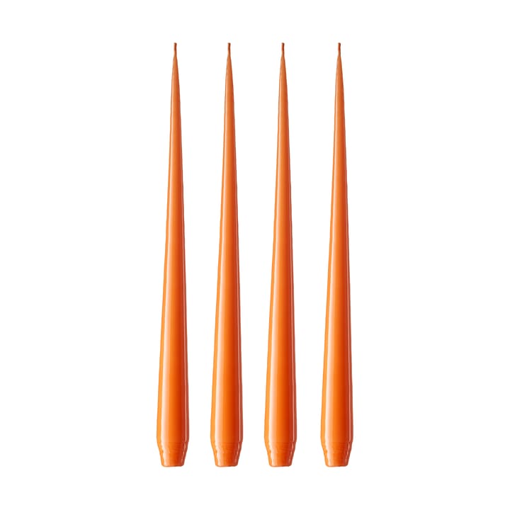 ester & erik kaars 42 cm 4-pack gelakt - Mild orange 16 - Ester & erik