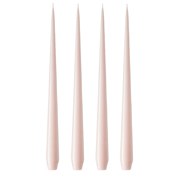 ester & erik kaars 42 cm 4-pack gelakt - Rosewater 51-0 - Ester & erik
