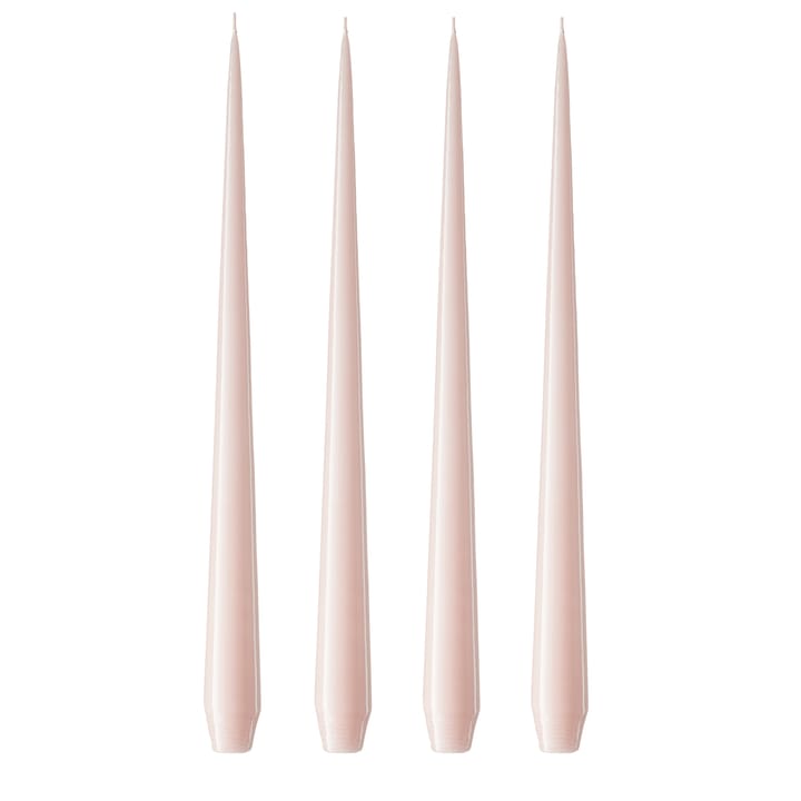 ester & erik kaars 42 cm 4-pack gelakt - Rosewater 51-0 - Ester & erik