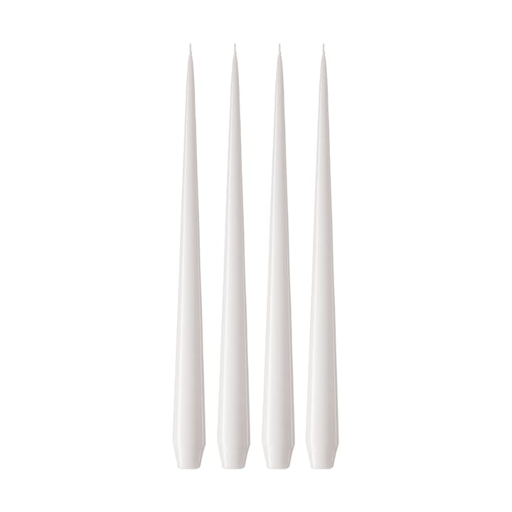 ester & erik kaars 42 cm 4-pack gelakt - White ash 21 - Ester & erik